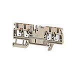 Weidmuller Beige A DIN Rail Terminal Block, Single level, 2.5mm², 800 V