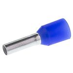 Weidmuller Insulated Crimp Bootlace Ferrule, 8mm Pin Length, 2.2mm Pin Diameter, 2.5mm² Wire Size, Blue