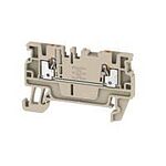 Weidmuller Beige A DIN Rail Terminal Block, Single level, 1.5mm², 500 V
