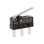 ZF Hinge Lever Micro Switch, Tab Terminal, 10.1 A @ 250 V ac, SPDT, IP6K7