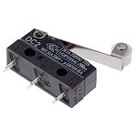 ZF Roller Lever Micro Switch, Solder Terminal, 10.1 A @ 250 V ac, SPDT, IP6K7
