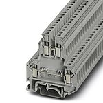 Phoenix Contact Grey UKK 5 Double Level Terminal Block, Double level, 4mm², 500 V