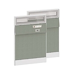 K250 PNB 반유리 블럭패널 파티션 (EFP0711LT / 일면 콘센트/회전커버 타일/스마트탭)