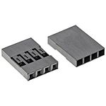 Amphenol Communications Solutions, Mini-PV Female Connector Housing, 2.54mm Pitch, 4 Way, 1 Row