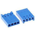 Amphenol Communications Solutions, DUBOX Female Connector Housing, 2.54mm Pitch, 4 Way, 1 Row