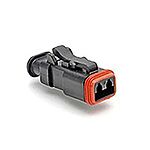Amphenol Industrial, AT Automotive Connector Plug 2 Way, Crimp Termination