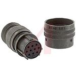 Amphenol, PT 10 Way Cable Mount MIL Spec Circular Connector Plug, Socket Contacts,Shell Size 12, Bayonet, MIL-DTL-26482