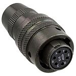 Amphenol, PT 6 Way Cable Mount MIL Spec Circular Connector Plug, Socket Contacts,Shell Size 10, Bayonet, MIL-DTL-26482