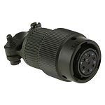 Amphenol, 62GB 7 Way Cable Mount MIL Spec Circular Connector Plug, Socket Contacts,Shell Size 10, Bayonet Coupling,