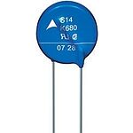 EPCOS, Standard Metal Oxide Varistor 3.2nF 5A, Clamping 77V, Varistor 39V