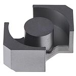 EPCOS N41 RM 12 Transformer Ferrite Core, 250nH