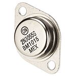 onsemi 2N3055G NPN Transistor, 15 A, 60 V, 3-Pin TO-204