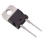 STMicroelectronics 650V 12A, SiC Schottky Diode, 2-Pin TO-220AC STPSC12065DY