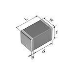 TDK, 0805 (2012M) 330pF Multilayer Ceramic Capacitor MLCC 450V dc ±5% , SMD CGA4C4C0G2W331J060AA