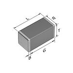 TDK, 1206 (3216M) 15nF Multilayer Ceramic Capacitor MLCC 250V dc ±5% , SMD C3216C0G2E153J160AA