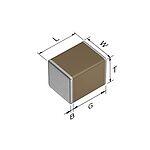 TDK, 1210 (3225M) 220nF Multilayer Ceramic Capacitor MLCC 450V dc ±10% , SMD C3225X7T2W224K200AE