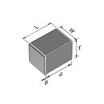 TDK, 1812 (4532M) 150nF Multilayer Ceramic Capacitor MLCC 50V dc ±5% , SMD CGA8P2C0G1H154J250KA