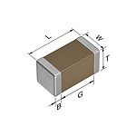 TDK, 0603 (1608M) 100nF Multilayer Ceramic Capacitor MLCC 50V dc ±10% , SMD CGA3E2X7R1H104K080AE