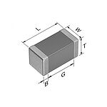 TDK, 0603 (1608M) 68pF Multilayer Ceramic Capacitor MLCC 100V dc ±5% , SMD CGA3E2C0G2A680J080AA