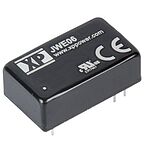 XP Power JWE06 DC-DC Converter, ±15V dc/ ±200mA Output, 9 → 36 V dc Input, 6W, PCB Mount, +105°C Max Temp -40°C