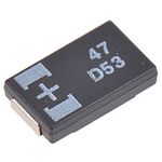 Panasonic 47uF Surface Mount Polymer Capacitor, 20V dc