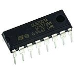STMicroelectronics ULQ2003A, 7-element NPN Darlington Transistor, 500 mA 50 V HFE:1000 @ 350 mA @ 2 V, 16-Pin PDIP