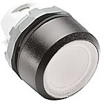 ABB Modular Series White Momentary Push Button Head, 22mm Cutout, IP66