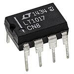 LT1017CN8#PBF Analog Devices, Dual Comparator, Open Collector O/P, 3 → 28 V 8-Pin PDIP