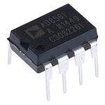 AD8561ANZ Analog Devices, Comparator, Complementary O/P, 5 V, 9 V 8-Pin PDIP