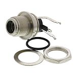 Switchcraft Right Angle DC Socket Rated At 5.0A, 30.0 V, Panel Mount, length 26.3mm, Silver, IP68