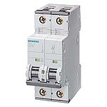 Siemens Sentron 5SY4 MCB, 2P Poles, 3A Curve C, 400V AC, 10 kA Breaking Capacity, MCB
