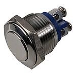 Bulgin Push Button Switch, Momentary, SPST Screw, 2 A, -20 → +55°C