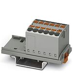 Phoenix Contact Distribution Block, 12 Way, 0.14 → 4mm², 24A, 500 V, Grey