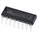 STMicroelectronics L293B, Brushed Motor Driver IC, 36 V 1A 16-Pin, PDIP