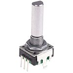 Bourns 24 Pulse Incremental Mechanical Rotary Encoder with a 6 mm Flat Shaft (Not Indexed)
