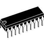 Analog Devices, DAC Dual 8 bit-, 833ksps, -0.75LSB Parallel, 20-Pin PDIP