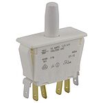 ZF Door Micro Switch, Button, DPDT 10 A @ 250 V ac, -40 → +85°C