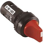 ABB 3 Position Short Handle Black Selector Switch - 22mm Cutout Diameter
