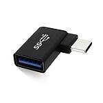 USB C타입 측면꺽임 OTG 고속 충전 변환 젠더 (HT-CL003)