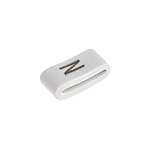 HODS85 Slide On Cable Markers, Black on White, Pre-printed (N), 1.8~6.3mm Cable (531-07874 HOBS85-PVC-WH)