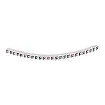 Helagrip Slide On Cable Markers, Black on White, Pre-printed (F), 2~5mm Cable (901-10418)