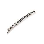 Helagrip Slide On Cable Markers, Black on White, Pre-printed (N), 2~5mm Cable (901-10381)