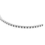Helagrip Slide On Cable Marker, Black on White, Pre-printed (A), 1~3mm Cable (901-10401)