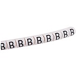 Helagrip Slide On Cable Marker, Black on White, Pre-printed (B), 1~3mm Cable (901-10402)