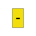 Ovalgrip Slide On Cable Markers, Black on Yellow, Pre-printed (I), 1.7~3.6mm Cable (901-10143)