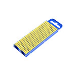 WIC2 Snap On Cable Markers, Yellow, Pre-printed (-; *; /; +; =; ·; AC; DC; Earth), 2.8~3.8 (561-05035 WIC2-PA66-YE)