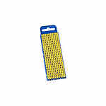 WIC2 Snap On Cable Markers, Yellow, Pre-printed (B; C; D; F; I; M; P; U; V; W), 2.8~3.8 Cable (561-02002 WIC2-B,C,U,V,W,P,D,F,I,M-PA66-YE)