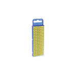 WIC2 Snap On Cable Markers, Yellow, Pre-printed (-; +; A; E; Earth; L; N; R; S; T), 2.8~3.8 (561-02994 WIC2-A,E,L,N,R,S,T,+,-,EARTH)