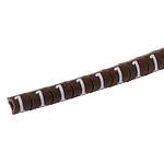 Helagrip Slide On Cable Markers, White on Brown, Pre-printed (1), 1~3mm Cable (901-10268)