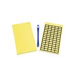 HELASIGN Rubber Adhesive Cable Marker, Yellow (598-12227 TAG122B-270-YE-270-YE)